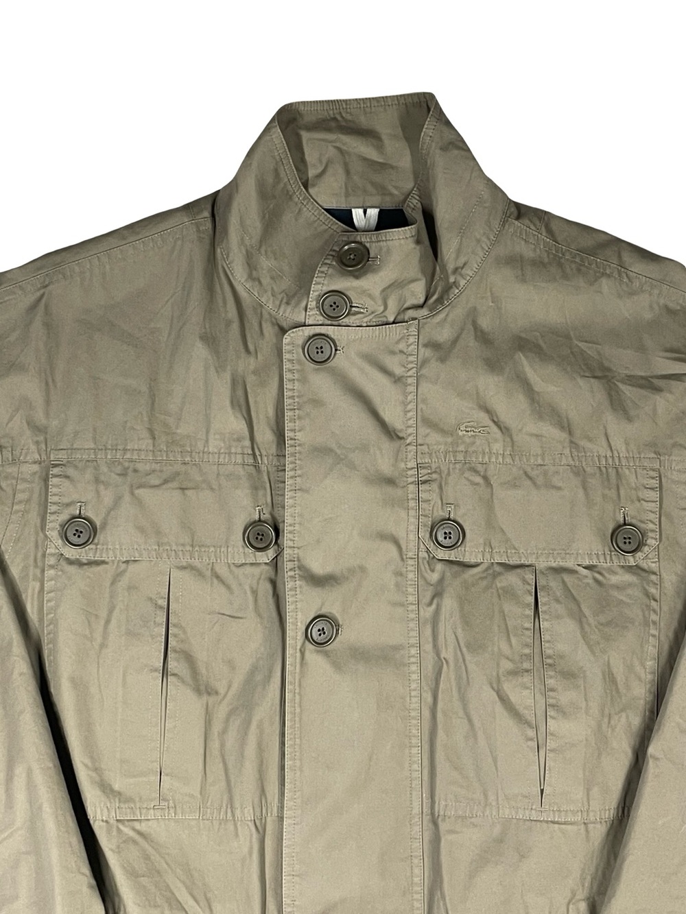 Lacoste Field Utility Jacket Devanlay Taupe Full Zip Men’s XL (54) - Picture 2 of 11